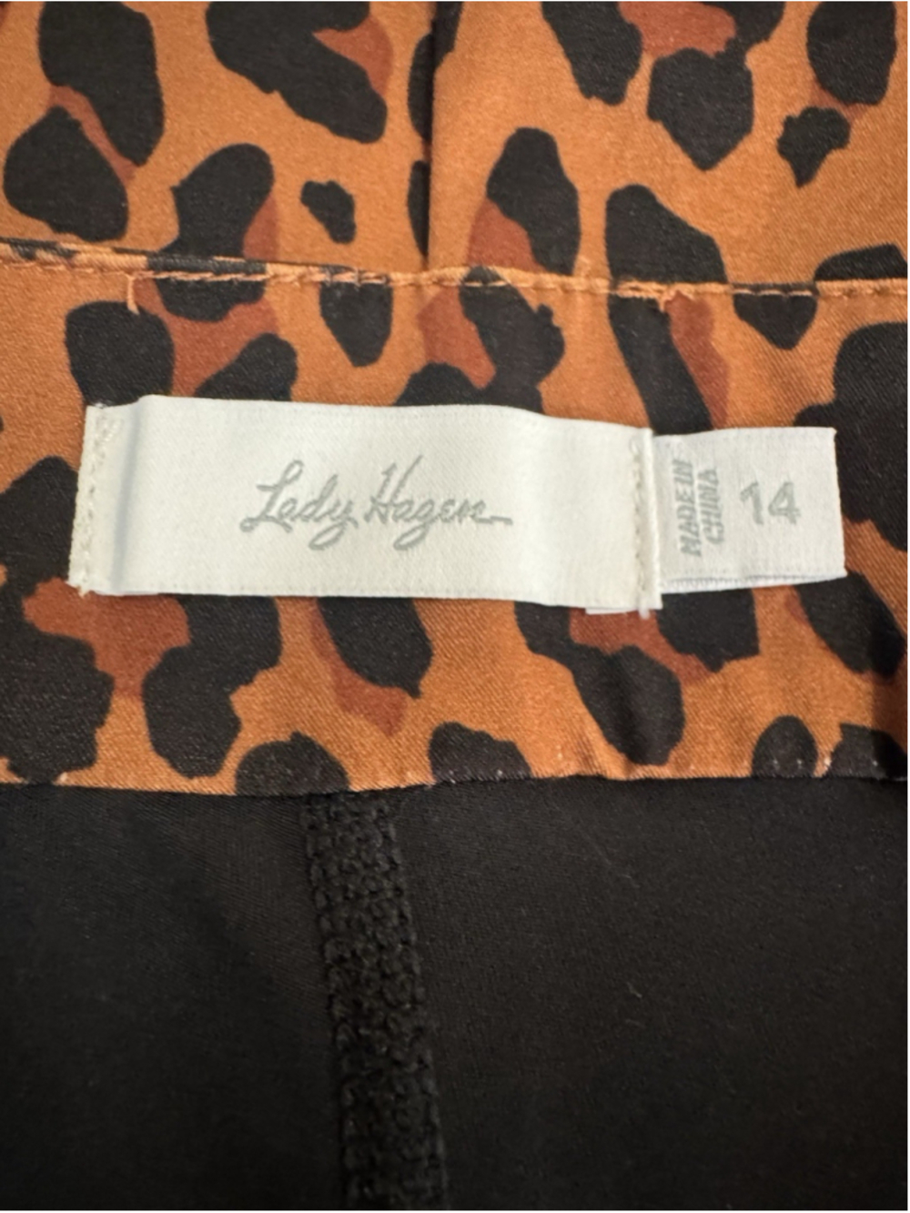 Lady Hagen Women’s Animal Cheetah Print Golf Skort Skirt Size 14 - Picture 6 of 8